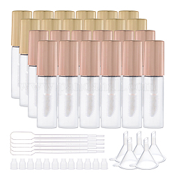 Juegos de botellas de esmalte de labios diy, 44mm, capacidad: 1.2 ml, 20sets / bolsa