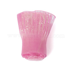 Лента Pandahall из полиэстера с рюшами длиной 5 ярдов, плиссированная волнистая лента, для аксессуаров для одежды, розовые, 5-7/8 дюйм (150 мм)