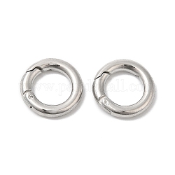 304 anillo de puerta de resorte de acero inoxidable, color acero inoxidable, 12x2mm