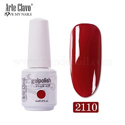 8ml de gel especial para uñas, para estampado de uñas estampado, kit de inicio de manicura barniz, de color rojo oscuro, botella: 25x66 mm