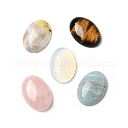 Cabuchones de piedras preciosas, oval, piedra mezclada, color mezclado, 25x18x7mm