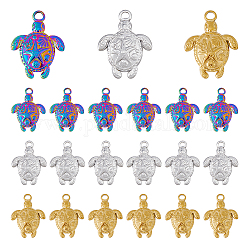 DICOSMETIC Multi-Colored Animal Charms Stainless Steel Pendants for DIY Jewelry Making