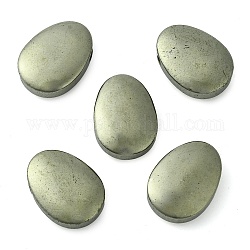 Perles de pyrite naturelle, poire, top foré, 30x22x10.5~11mm, Trou: 3mm