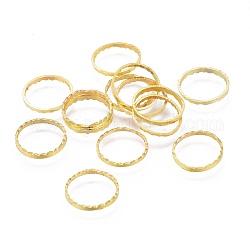 Brass Linking Rings, Ring, Golden, 12x1.2mm, Inner Diameter: 11mm