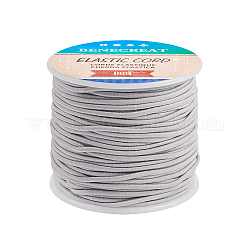 BENECREAT 2mm 55 Yards Elastic Cord Beading Stretch Thread Fabric Crafting Cord for Jewelry Craft Making (Gainsboro)