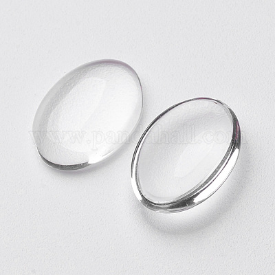Cabochons en verre transparent&nbsp;GGLA-G011-1