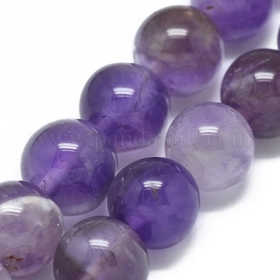 Natürlichen Amethyst Perlen Stränge&nbsp;G-G791-11-B02-1