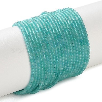 Natur Amazonit Perlen Stränge&nbsp;G-Z150-B01-2mm-1