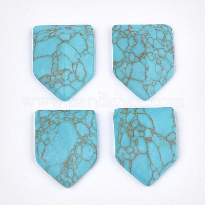 Synthetik Türkiscabochons&nbsp;TURQ-T003-02-1