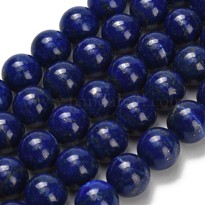 Natürlicher Lapislazuli Perlenstränge&nbsp;G-L642-B05-10mm-1