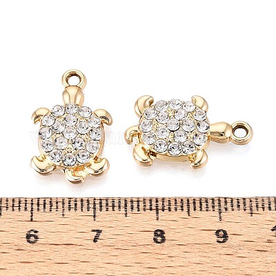 Legierung rhinestone-anhänger&nbsp;PALLOY-T090-61KCG-1
