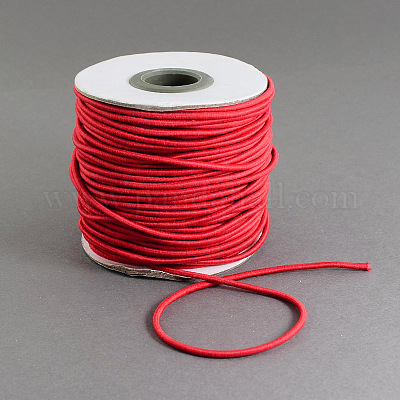2m rubber cord elastic band cord red 1.2 mm
