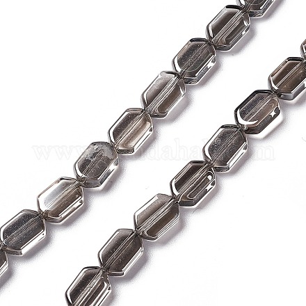 Chapelets de perles en verre électroplaqué EGLA-L042-PL01-1