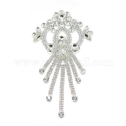 Messing Strass Cabochons RB-S042-02S-1