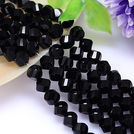 Faceted Polyhedron Imitation Austrian Crystal Bead Strands G-M183-8mm-23A-1