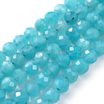 Chapelets de perles en amazonite naturelle G-F568-128-4mm-1