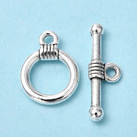 Tibetan Style Alloy Toggle Clasps LF0034Y-1