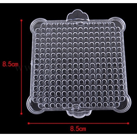 Plastic Template Tool for DIY Water Fuse Beads DIY-R053-01-1