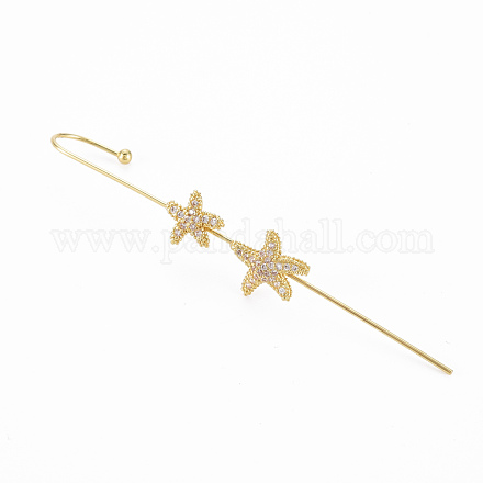 Starfish Shape Stud Earring EJEW-N099-014-NF-1
