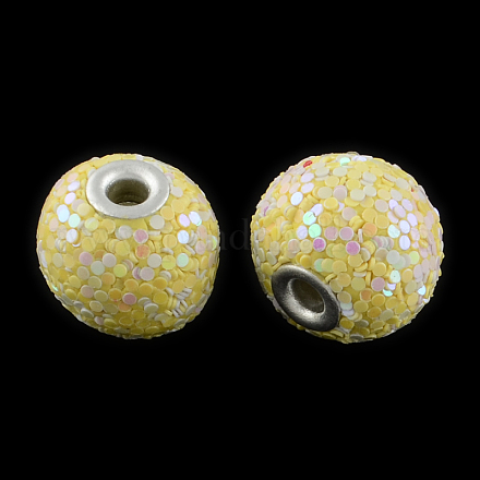 Handmade Indonesia Round Beads IPDL-R033-39I-1