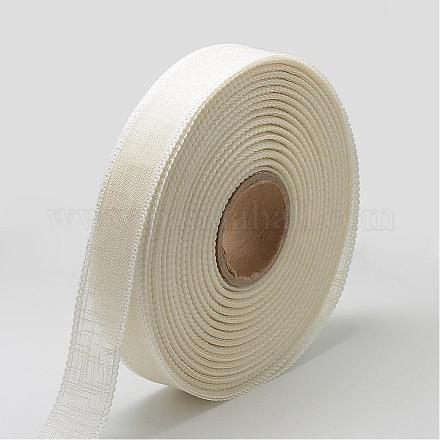 チロリアンテープ  模造綿とリネン  ホワイト  7/8インチ（23mm）  約50ヤード/ロール OCOR-Q032-23mm-04-1