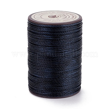 Ficelle ronde en fil de polyester ciré&nbsp;X-YC-D004-02E-055-1
