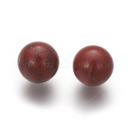 Perles de jaspe rouge naturelle G-I214-G03-1