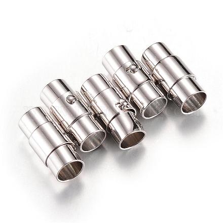 Brass Magnetic Clasps KK-T006-06P-1