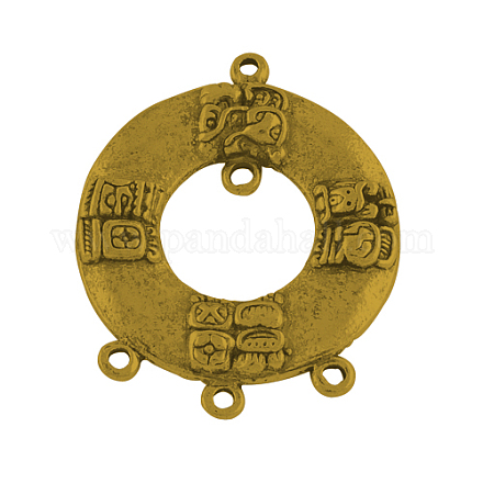 Tibetan Style Alloy Chandelier Components Links TIBE-22983-AG-RS-1