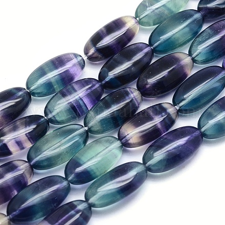 Chapelets de perles en fluorite naturel G-O170-96-1