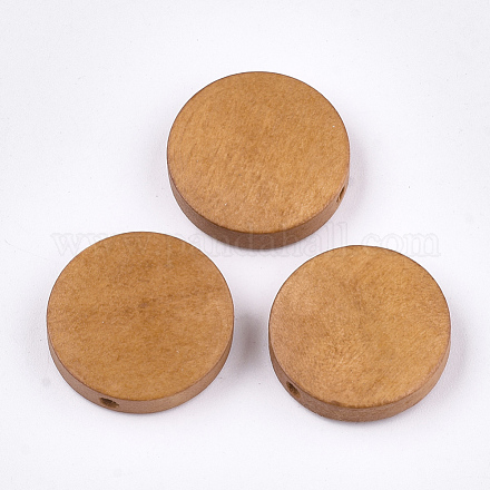 Perle di legno naturale verniciate WOOD-S049-02C-06-1