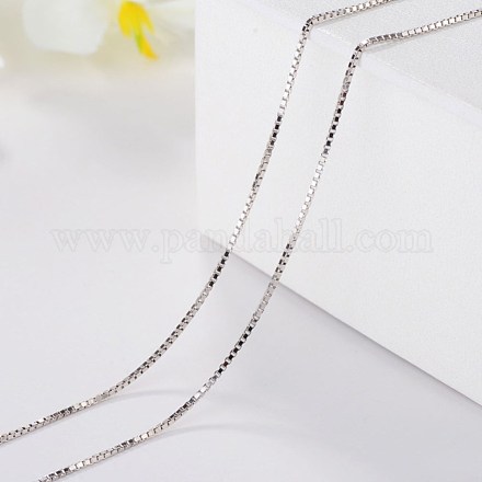 Unisex-Kastenkette aus Messing für Halsketten MAK-BB45695-J-1