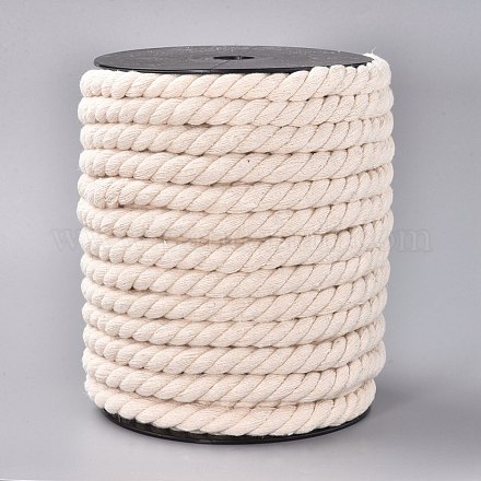 Cordón de algodón macramé de 3 capa OCOR-L039-F02-1