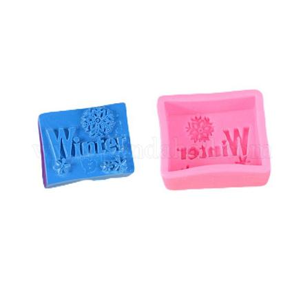 Stampi in silicone parola inverno DIY-R078-24-1