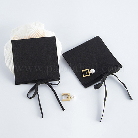 Pochettes cadeaux de rangement de bijoux en microfibre PAAG-PW0010-003A-03-1