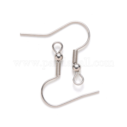 304 Stainless Steel Earring Hooks X-STAS-S111-001-1