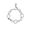 Non-Tarnish Stylish Unisex Stainless Steel Irregular Buckle Bracelet/Necklace, Stainless Steel Color