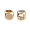 Brass Beads, Cadmium Free & Lead Free, Long-Lasting Plated, Cube, Real 24K Gold Plated, 2x2x2mm, Hole: 1.2mm