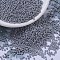 MIYUKI Round Rocailles Beads, Japanese Seed Beads, 11/0, (RR443) Opaque Gray Luster, 2x1.3mm, Hole: 0.8mm, about 50000pcs/pound