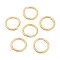 Aluminum Open Jump Rings, Round Ring, Light Gold, 15x2mm, Inner Diameter: 11mm