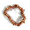 Natural Pink Aventurine Stretch Bracelets, Chip, Inner Diameter: 2-1/8~2-3/8 inch(5.5~6cm)