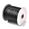 Korean Waxed Polyester Cord, Black, 4x0.8mm, about 93yards/roll