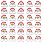 SUNNYCLUE 1 Box 30Pcs Enamel Rainbow Charms Rainbow and Cloud Charms Pendants Bulk for Bracelet Necklaces Jewelry Making Crafting Supplies Accessory