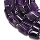 Natürliche Chevron-Amethyst-Perlenstränge&nbsp;G-F836-B05-01-3