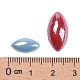 Pearlized Plated Opaque Glass Cabochons PORC-MSMC003-05-3