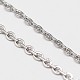 304 Stainless Steel Men's Necklace Chains STAS-N051-01-1