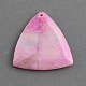 Natural Pink Crazy Agate Pendants G-S139-27-2