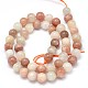 Round Natural  Moonstone and Sunstone Beads Strands X-G-F222-03-8mm-3