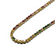 Brass Slider Necklaces NJEW-I104-12G-3