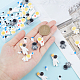 OLYCRAFT 64 Pcs Astronaut Series Theme Resin Fillers 3D Resin Filling Charms 8 Styles Astronaut Resin Cabochons for Jewelry Making - Mixed Color MRMJ-OC0002-97-3